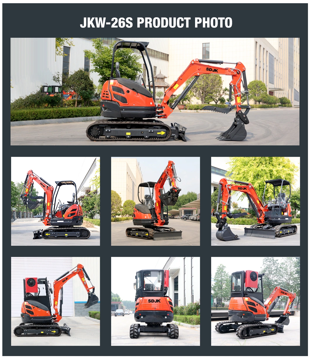 Best Selling EPA 4 Euro 5 Closed Cabin 3.5 Ton 2ton Crawler Excavators 3ton Small Digger Hydraulic Kubota 3-Cylindrig Motor 5 Ton Mini Excavator Price