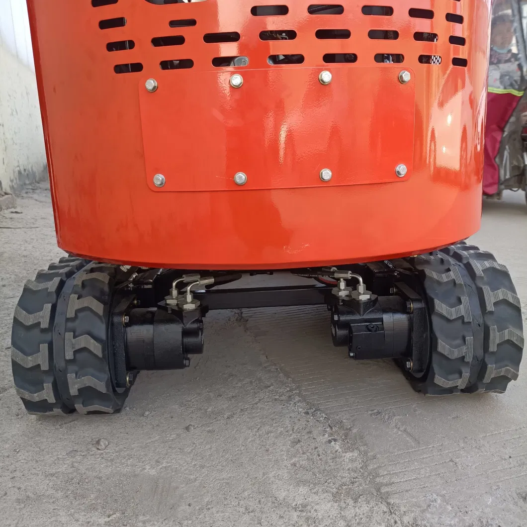 Chinese Natural Rubber Crawler Type Lithium Battery Power 72V Excavator 0.8 Ton 1 Ton Electric Excavator Mini Electric Digger for Sale