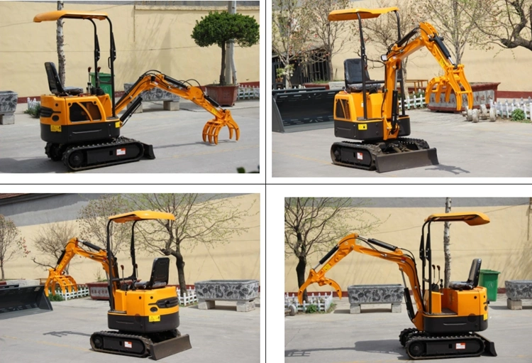 Diesel Powered Bulldozer Excavators with Mini Digger