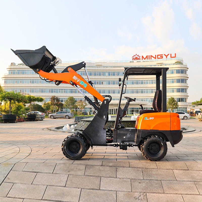 Myzg Brand 0.5 Ton Electric Wheel Loade, 0.15cubic Meter Shovel, Customized Buggy Loader