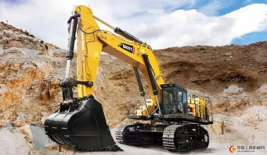 Sy1250h Super Large 125-Ton Excavator Mining Excavators Work Efficiently