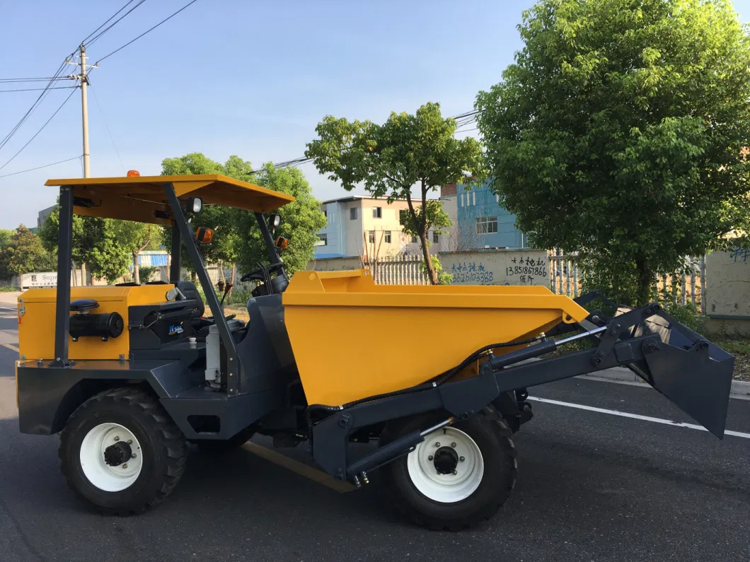 Mini Track Dumper with Self-Loading Dumper with Gasoline Engine