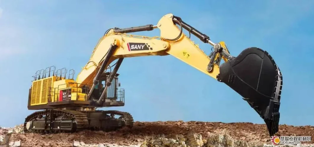Sy1250h Super Large 125-Ton Excavator Mining Excavators Work Efficiently