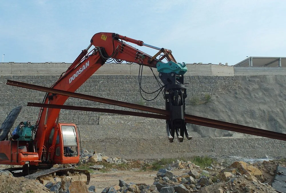 Excavator Rotating Hydraulic Log Grapple Steel Grab
