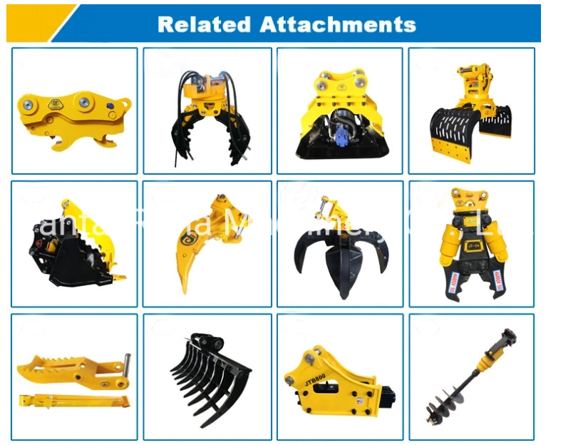 Hydraulic Small Mini Compact Size Excavator with Petrol / Diesel / Electric Motor