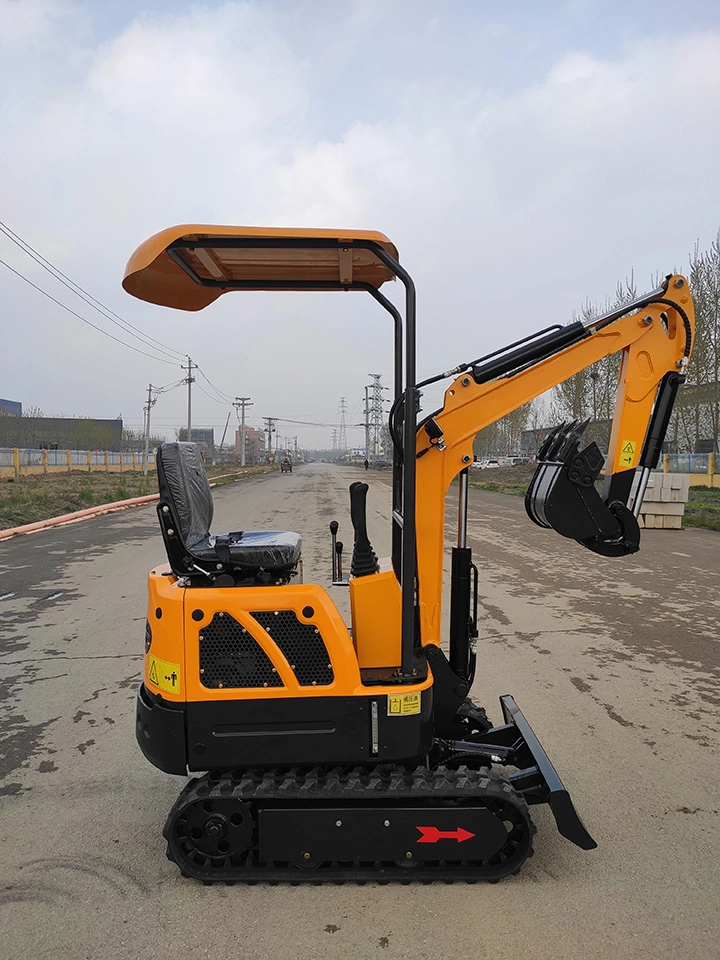 Earth Moving Mini 1000kg 1ton Mini Excavator with Yellow Red Yellow Green Color