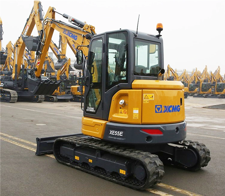 XCMG Official Xe55e 5 Ton Mini Escavator Excavator with EPA Diesel Engine