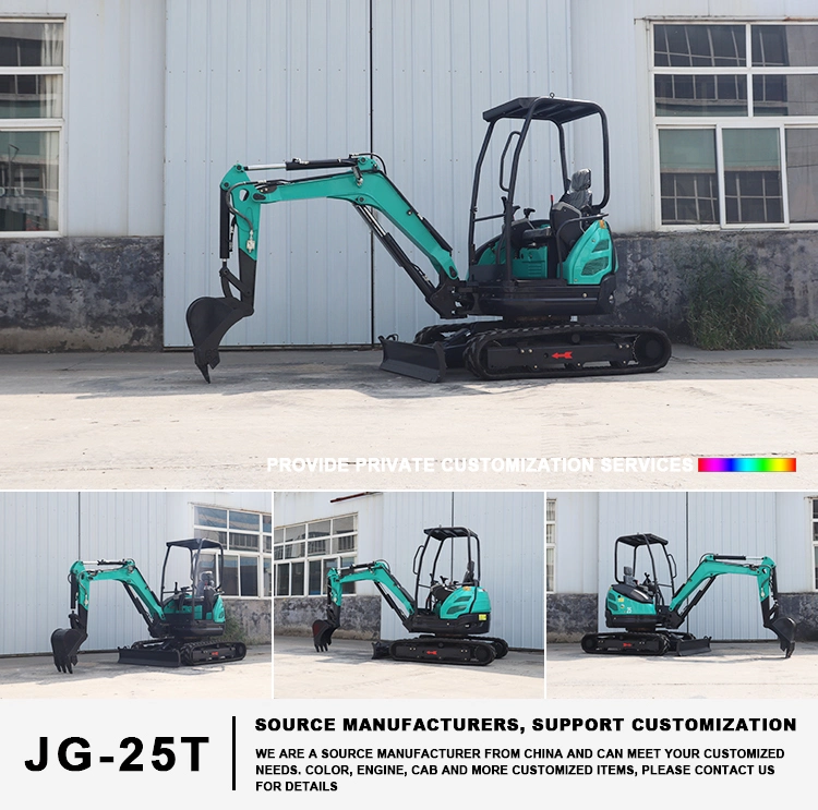 Free Shipping Mini Escavator CE/EPA Kubota China Wholesale Used Small Digger 1.2 Ton 2.5 Ton 3 Ton 3.5 Ton Excavator Prices with Closed Cabin for Sale