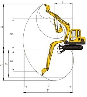 Hot Sales CT80-9 (0.34M3&8.5T) Diesel-Powered Hydraulic Crawler Excavator