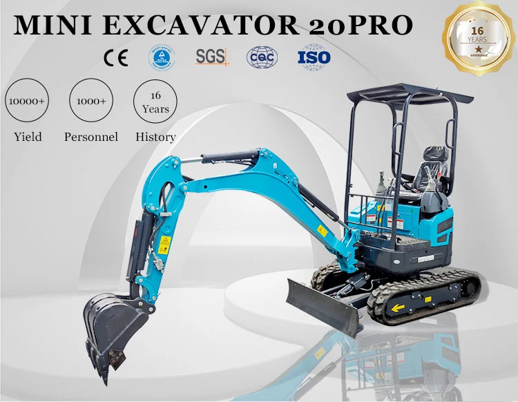 Qilu Mini Excavator with Yanmar Diesel Engine for Free Shipping