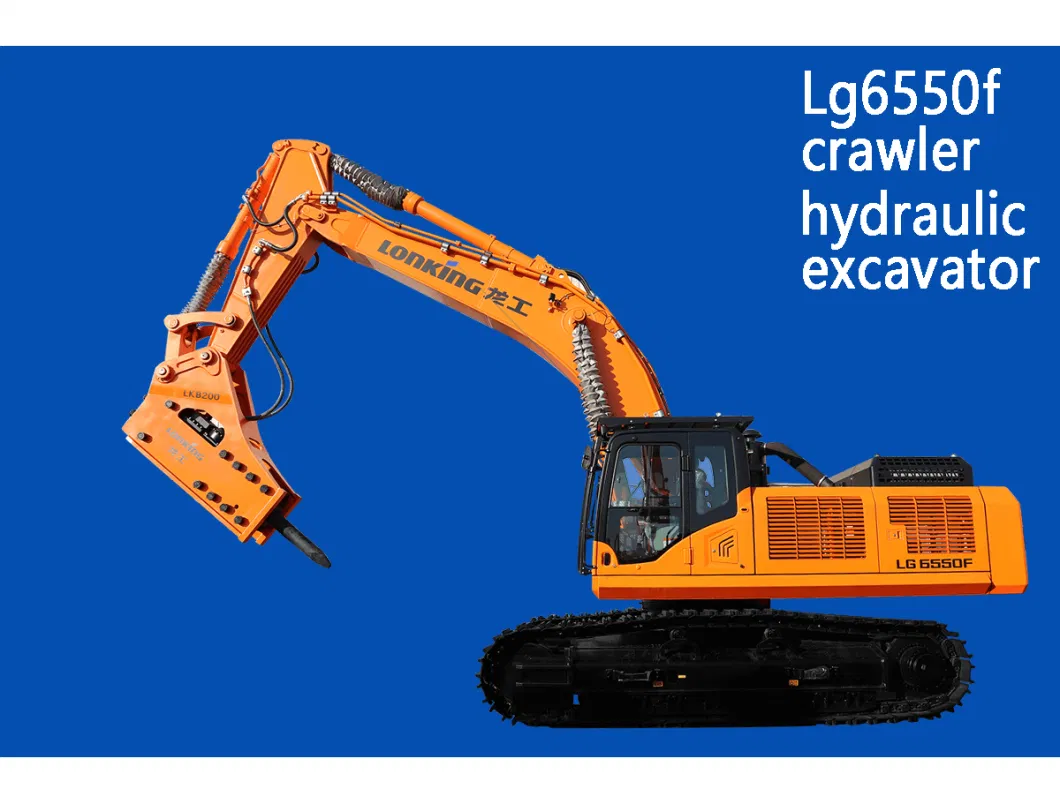 52 Ton Mining Construction Large Crawler Hydraulic Excavator with High Quality