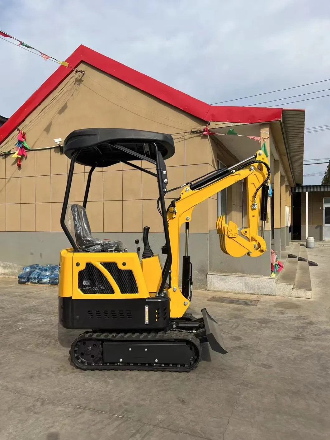 Diesel Engine Tracked Hydraulic Flexible 1t Mini Excavator