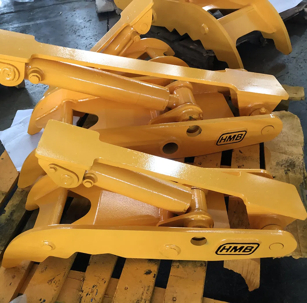 Excavator Manual Mechanical Grapple Hydrailic Thumb Grab for Excavator