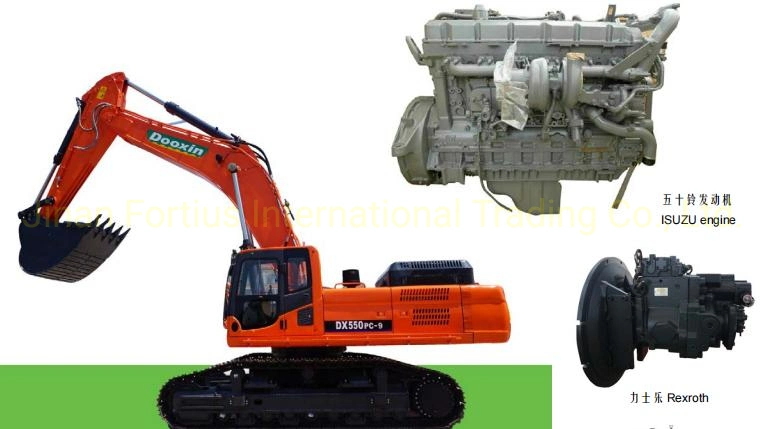 Construction Machinery 53t Bucket Capacity 2.7m3 Digging Depth 7795mm Large Hydraulic Crawler Mining Digger / Excavator