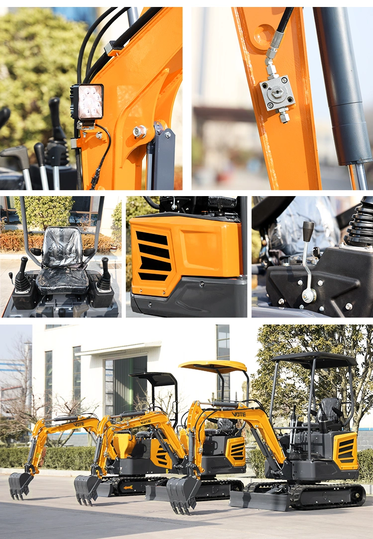 Hot Saling China Mini Excavator 2000kg CE EPA Diesel Engine Small Bagger High Efficiency Multifunctional Crawler Micro Digger