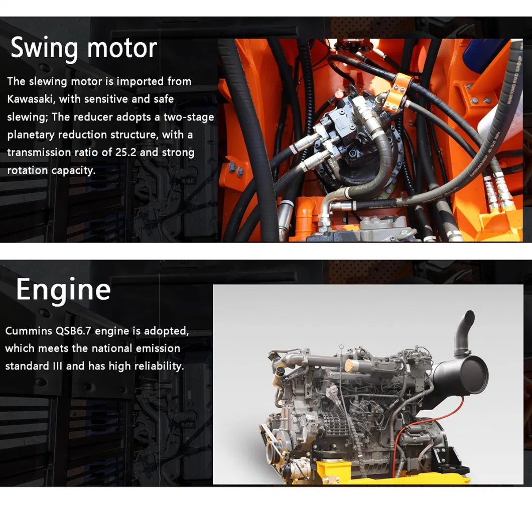 Optimization Design 50.5 Ton Hydraulic Crawler Excavator with High Quality