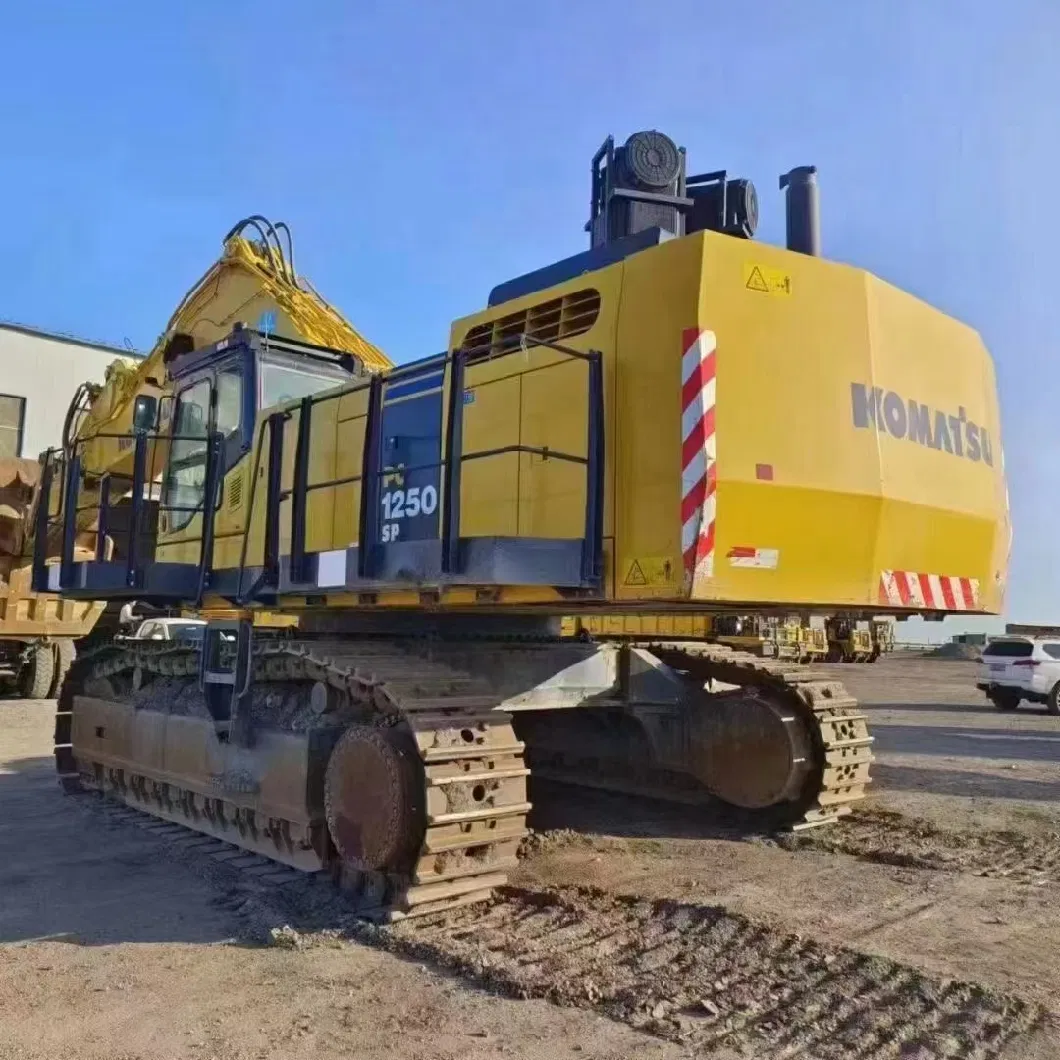 Super Large Excavator Second Hand Komatsu PC1250 125ton Used Giant Hydraulic Excavator