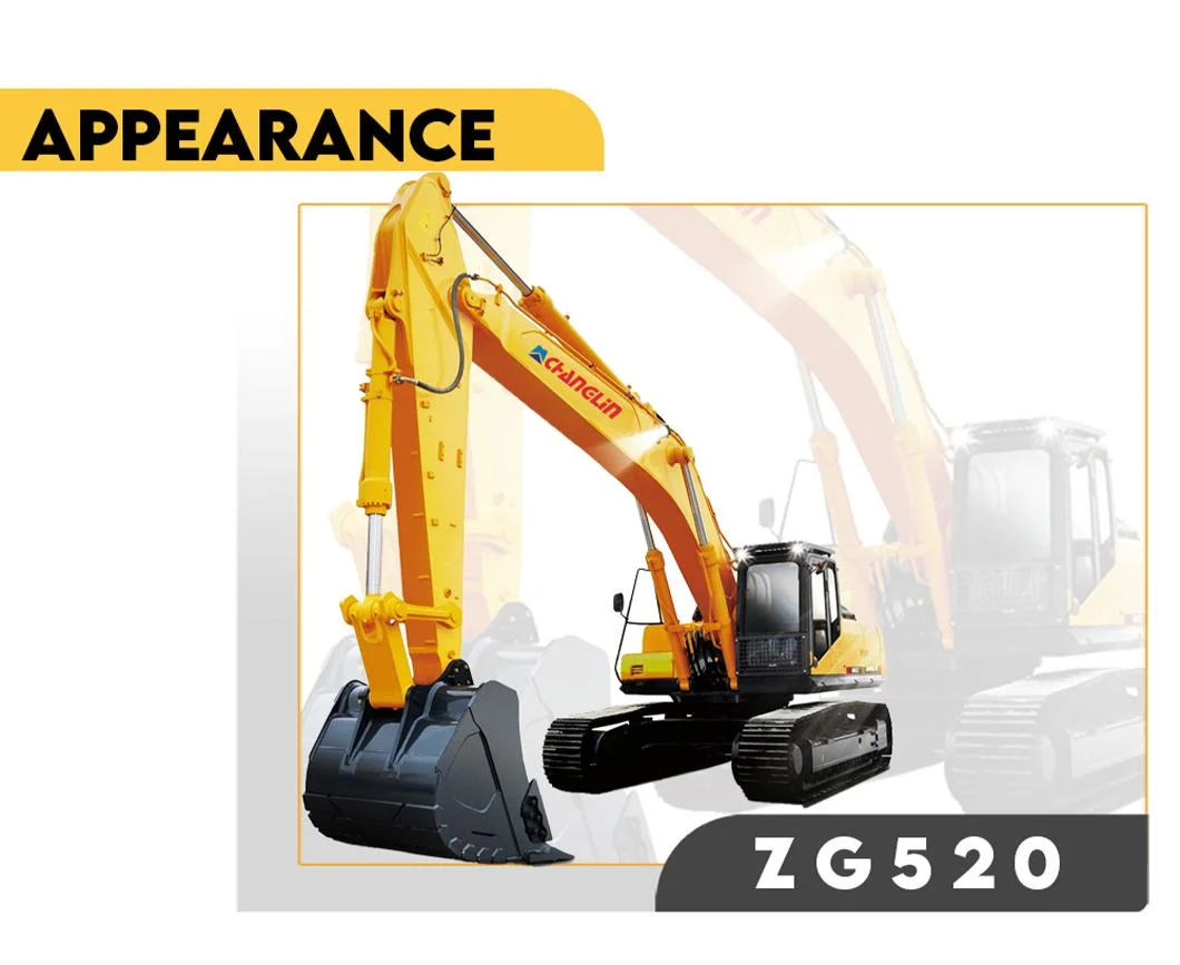 Changlin 50t Large Hydraulic Crawler Type Heavy Excavator Huge Digger