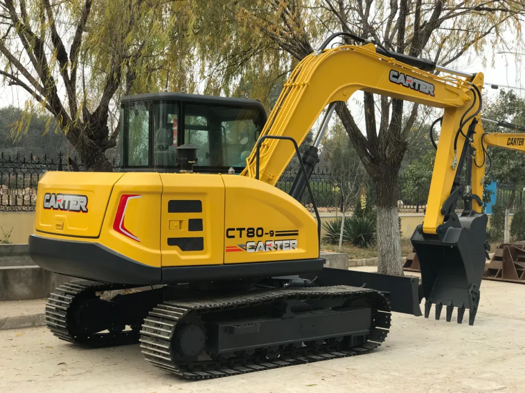 Hot Sales CT80-9 (0.34M3&8.5T) Diesel-Powered Hydraulic Crawler Excavator