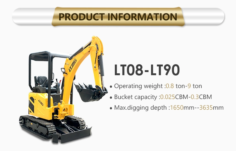New 1 Ton 1.5 Ton 2 Ton Excavator Loader Clamshell Excavator for Sale