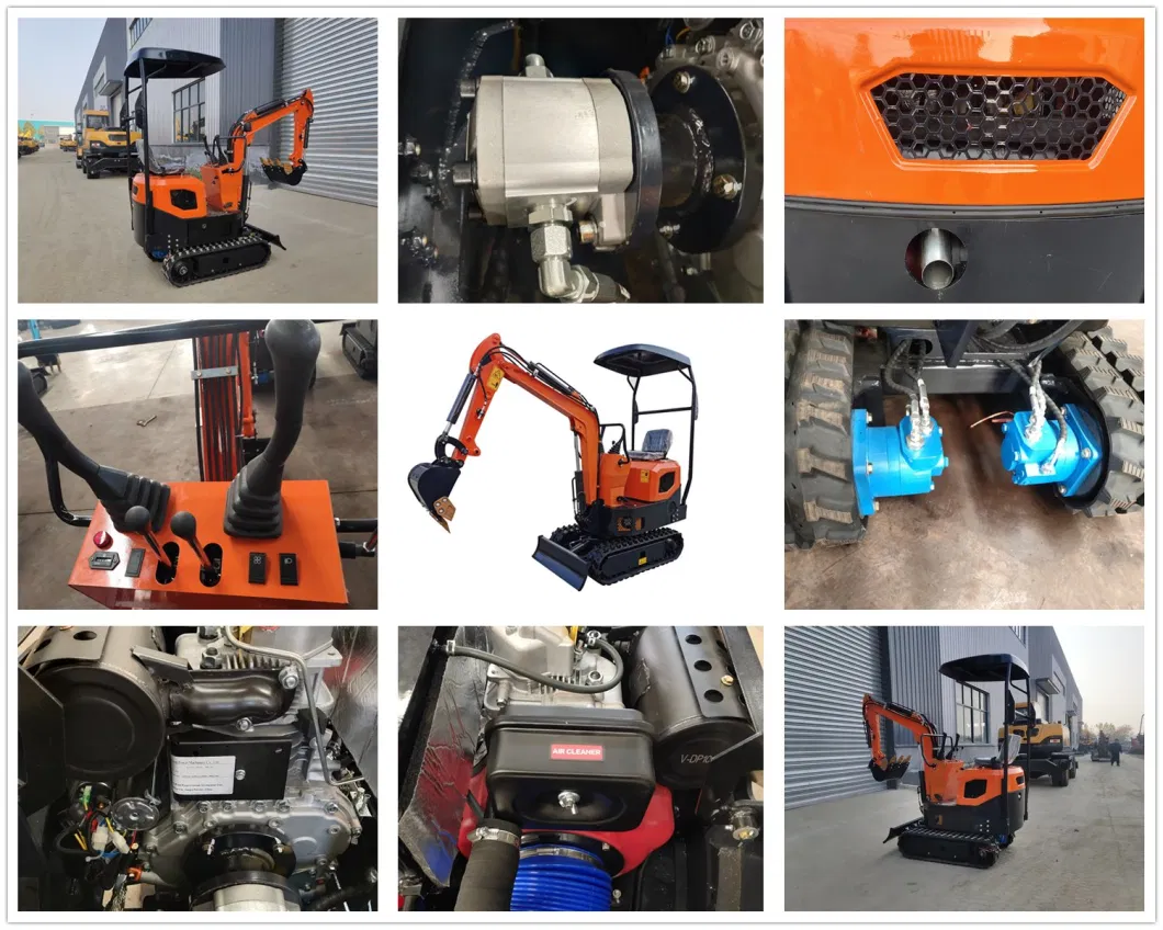CE EPA Mini Digger Small Bagger Cheap 0.8ton 1t Hydraulic Crawler Mini Excavators for Sale with Japanese Diesel Engine