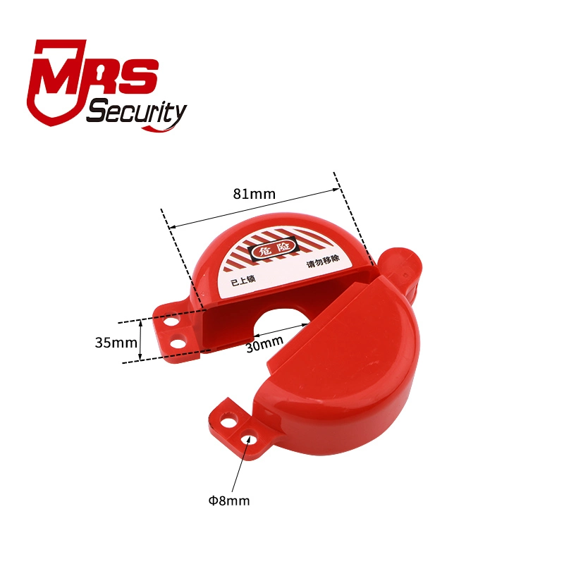 Mdq04 Red ABS Safety Gas Cylinder Lockout Tagout Security Lock Loto Manufacturer