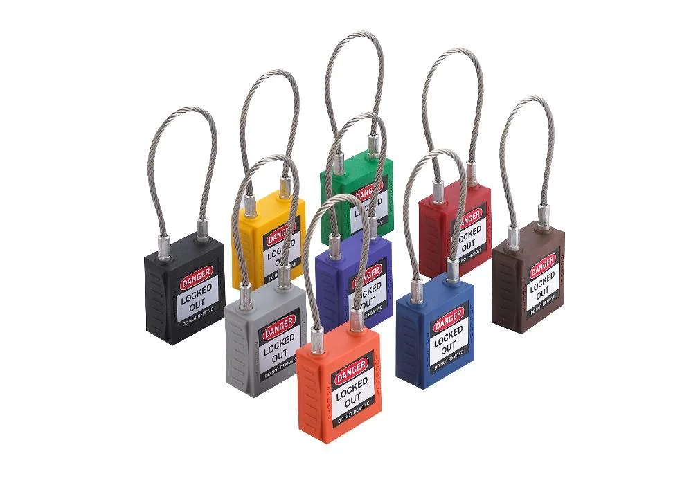 Lf8531 Safety Padlock, Hiquality PA Nylon Insulation Safety Padlock