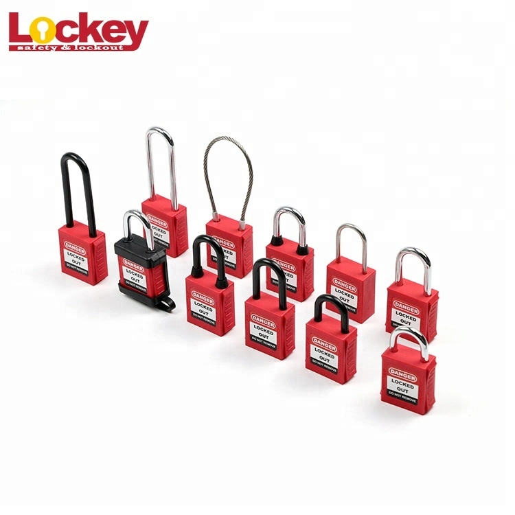 Lockey Loto Steel Shackle Safety Nylon Padlock with Master Key