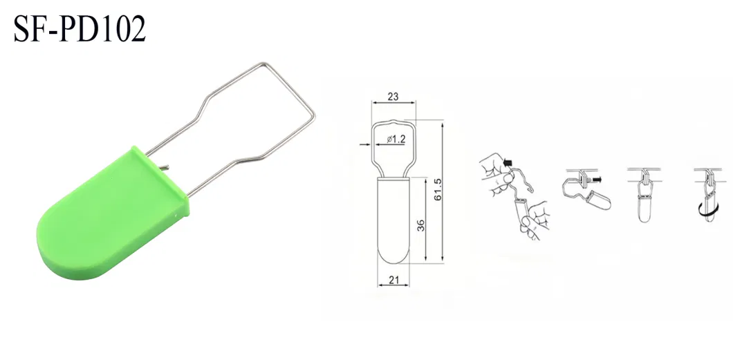 High Quality Transparent Plastic Padlock Seal