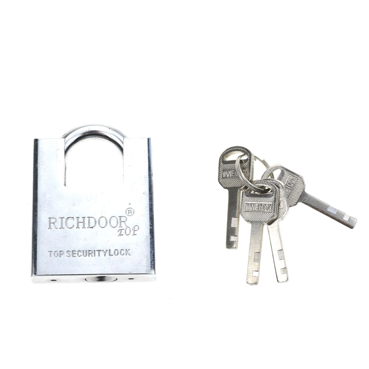 Yh1115 50mm Iron Drawer Door Safety Imitation Stainless Steel Color Padlock