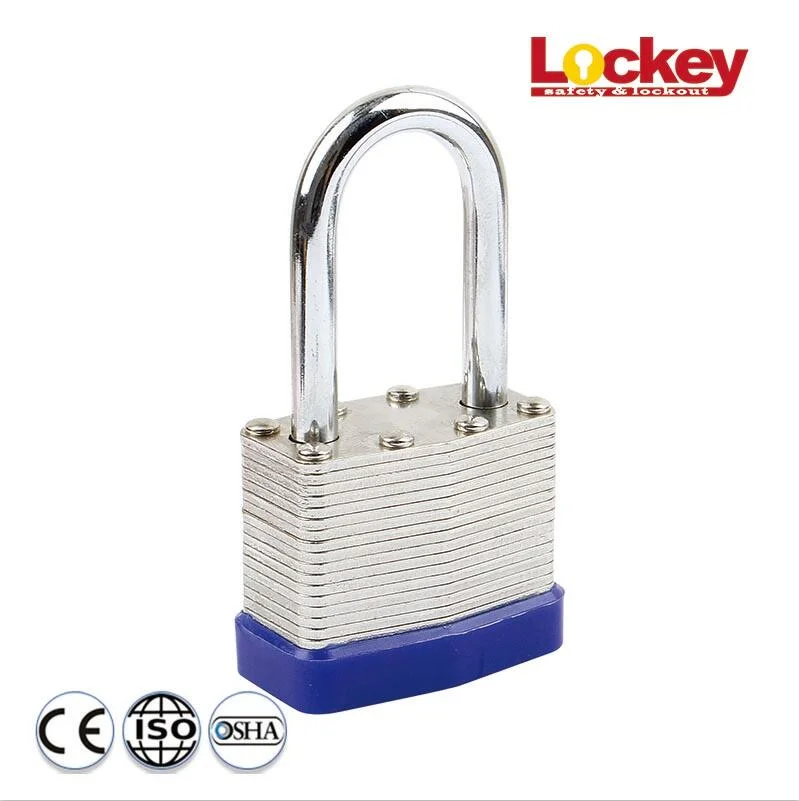 Industrial Laminated Steel 39mm Shackle Safety Padlock with Master Key