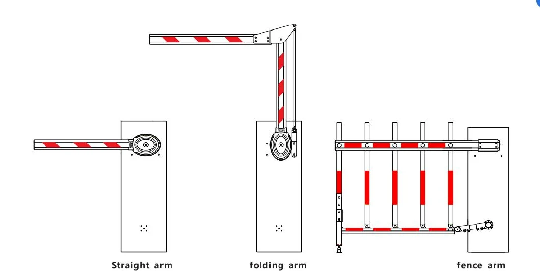 Automatic Boom Barrier LED Lighted Barrier Gate Arms and Commercial Door Safety Solutions