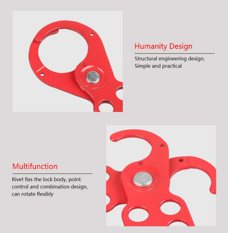 Bozzys High Quality 6 Holes Safety Lockout Hasp