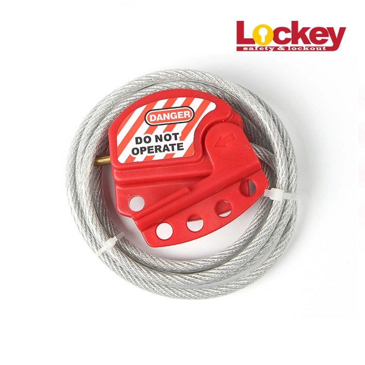 Diameter 4mm Adjustable Steel Cable Lockout