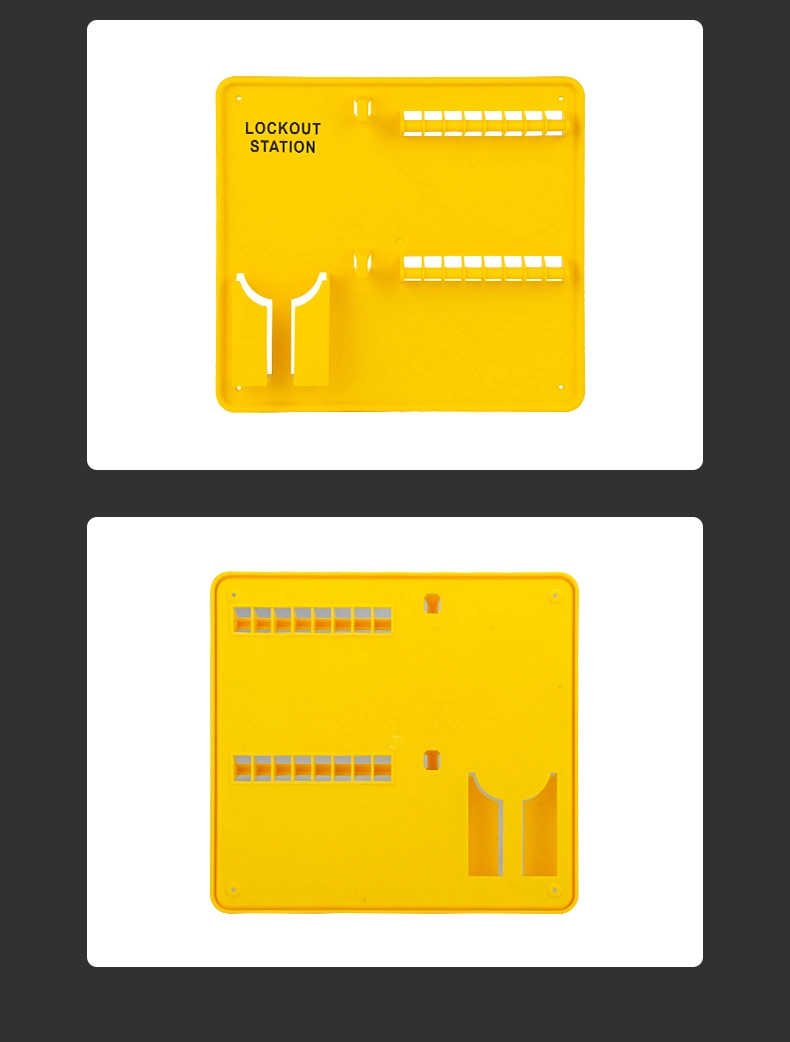 Can Accommodate 16 Locks Lockout Station Board with Lockout Hasps and Tags
