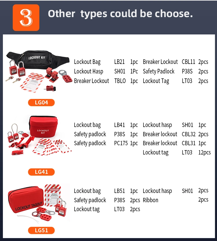 Electrical Isolation Combination Bag Lockout Kit