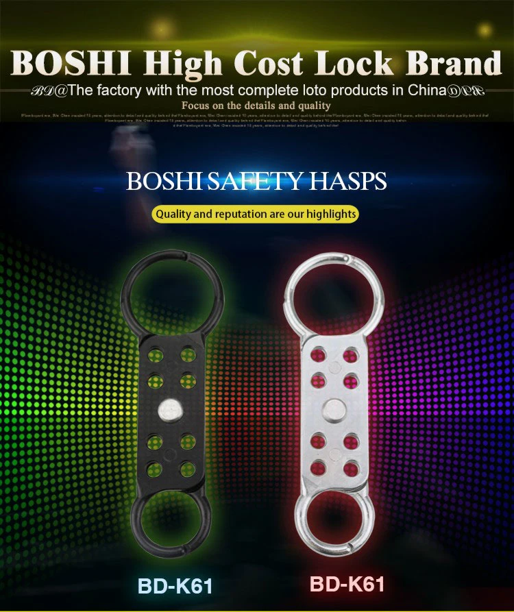 Double-End Aluminum Safety Lockout Hasp