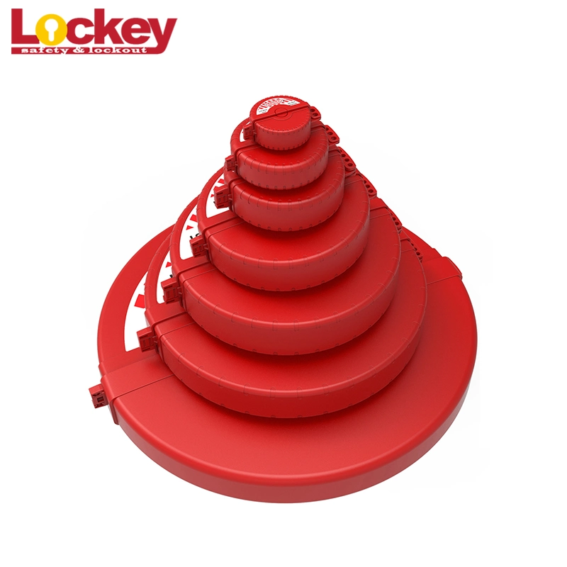 Lockey Patent Red ABS Gate Valve Lockout (SGVL14)