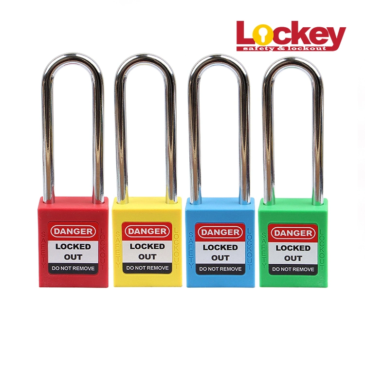 76mm Long Steel Shackle Safety Padlock with Keyed Alike