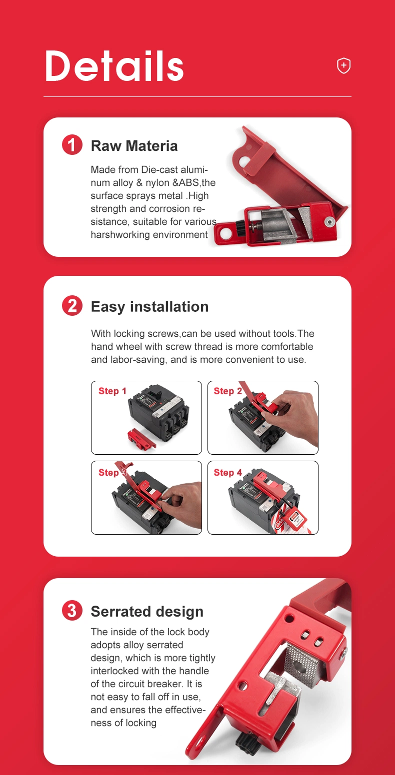 Master Grip Tight Circuit Breaker Lockout Device