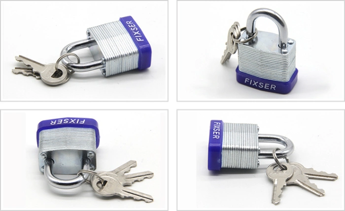 Custom Anti-Theft 40mm Laminated Padlock Safety Padlock with Two Keys