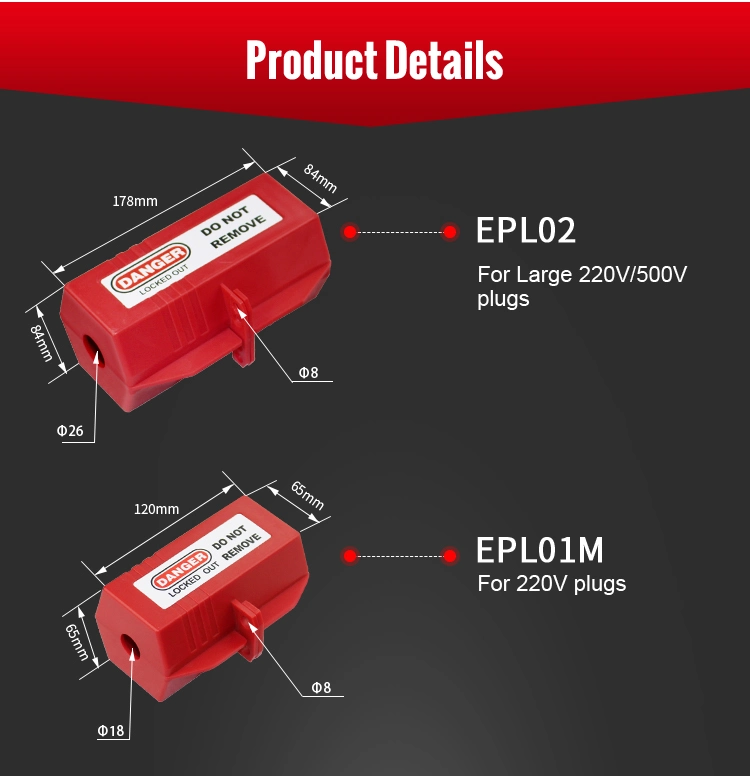 Elecpopular High Demand Import Products High Quality Waterproof Insulation Electric Plug Safety Lockout (EPL02)