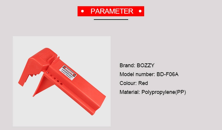 Bozzys PP Adjustable Standard Safety Ball Valve Lockout