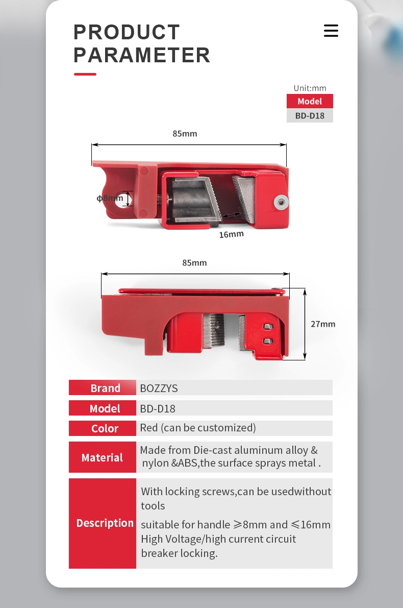 Master Grip Tight Circuit Breaker Lockout Device