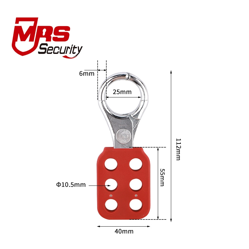 Industry Aluminum Six Hole Safety Lockout Hasp Security Lockout Tagout Manufacturer