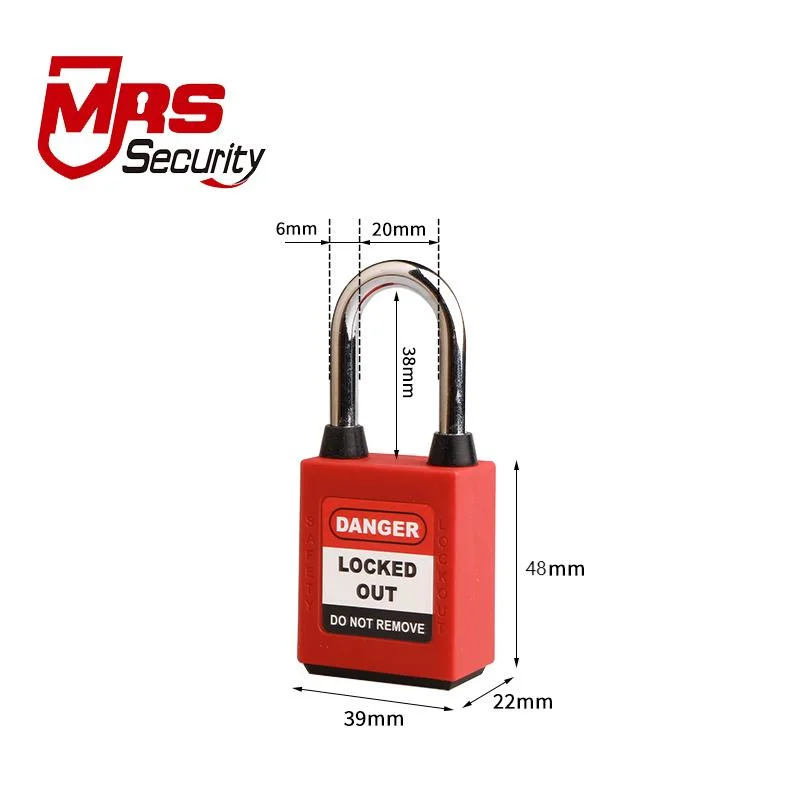 Industry Loto Isolation Safety Padlock Safety Lockout Tagout Safe Lock Manufacturer