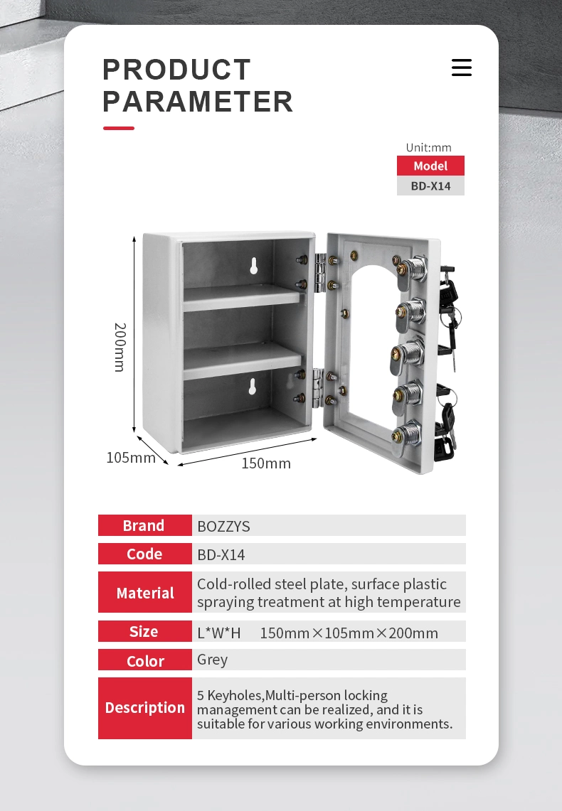 Wall Mounted Group Lockout Box