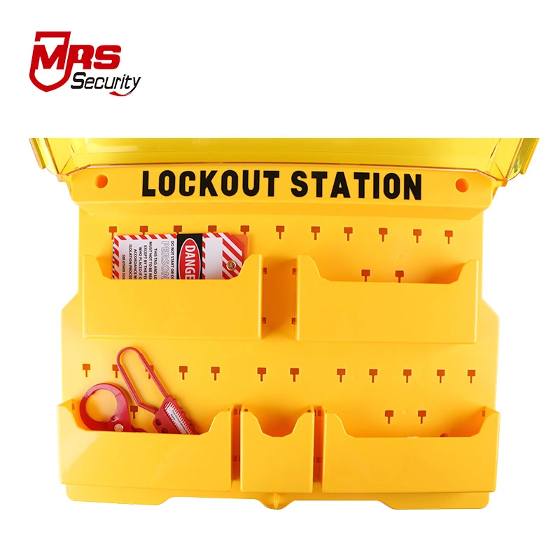 Loto Station Yellow Plastic Safety Padlocks Lockout Station Msz03 for Safety Lock