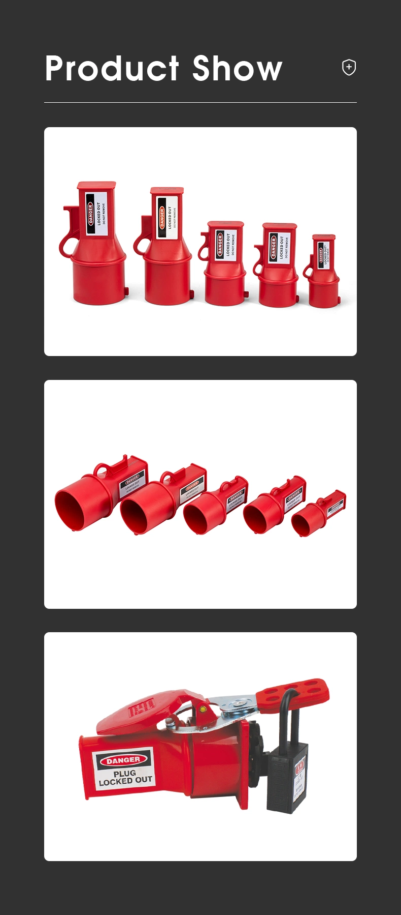 Industrial Waterproof Socket Lockout Plug Lockout (BD-D45)