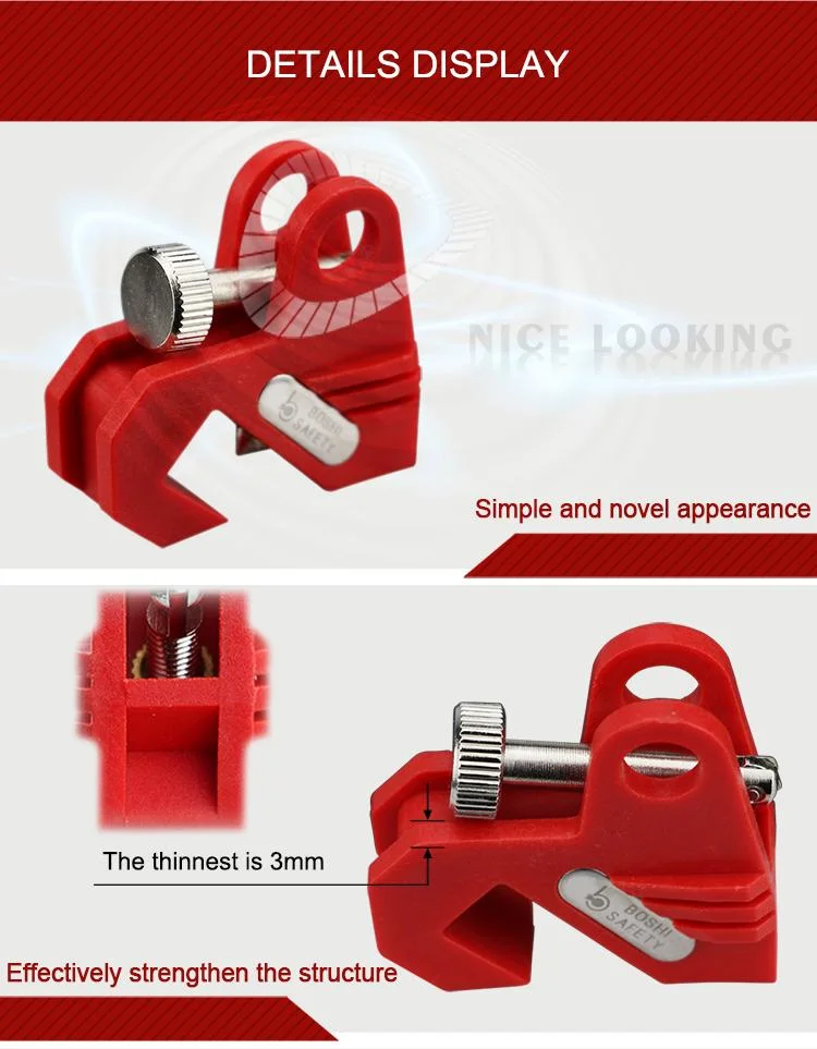 Industrial Multi-Function Electrical Miniature Breaker Lockout Device for Lockout Insulated